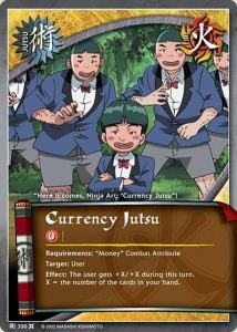 Currency Jutsu card artwork