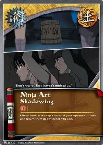 Ninja Art: Shadowing card artwork