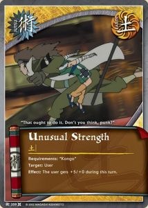 Unusual Strength card artwork