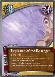 Explosion of the Rasengan card artwork