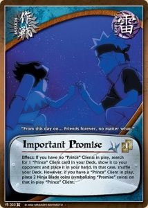 Important Promise card artwork