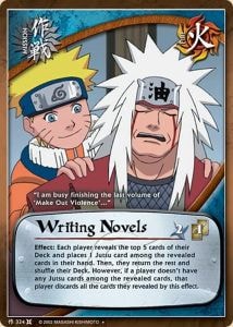 Writing Novels card artwork