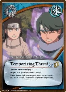 Temporizing Threat card artwork