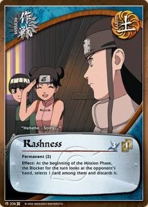 Rashness card artwork