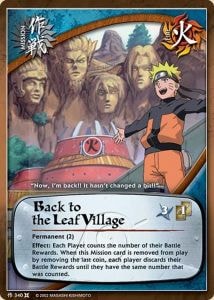 Back to the Leaf Village! card artwork