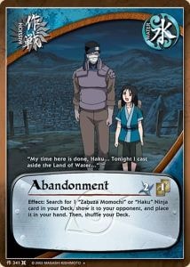 Abandonment card artwork