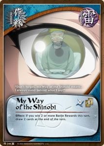 My Way of the Shinobi card artwork
