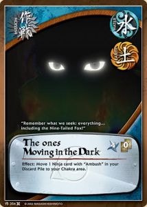 The ones Moving in the Dark card artwork