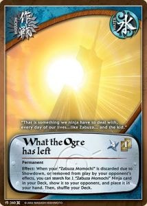 What the Ogre has left card artwork