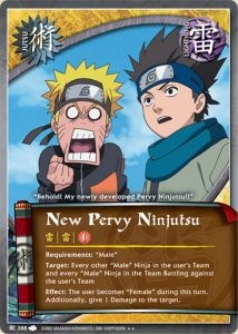 New Pervy Ninjutsu card artwork