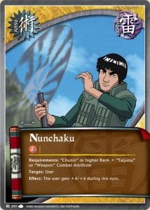 Nunchaku card artwork