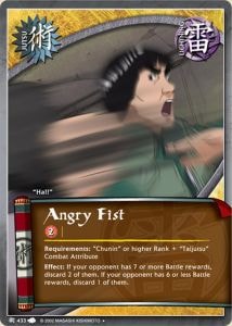 Angry Fist card artwork