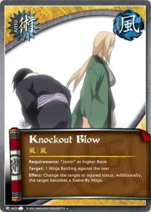 Knockout Blow card artwork
