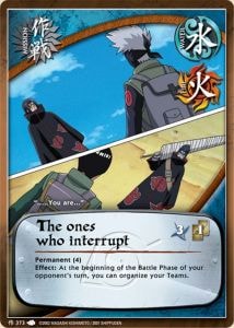 The ones who interrupt card artwork