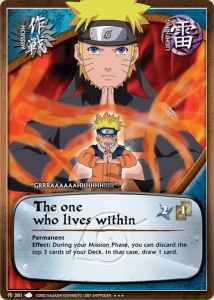 The one who lives within card artwork