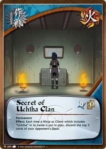 Secret of Uchiha Clan card artwork