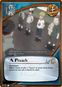 A Preach card artwork