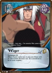 Wager card artwork