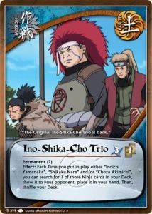 Ino-Shika-Cho Trio card artwork