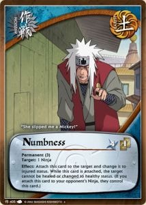 Numbness card artwork