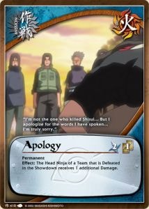 Apology card artwork