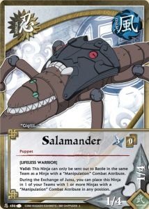 Salamander card artwork