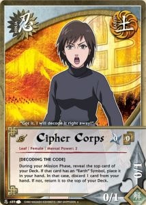 Cipher Corps card artwork
