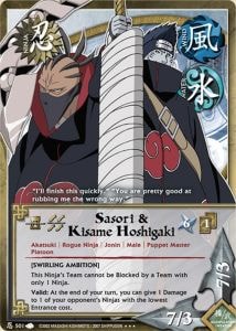 Sasori & Kisame Hoshigaki card artwork