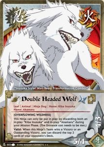 Double Headed Wolf card artwork