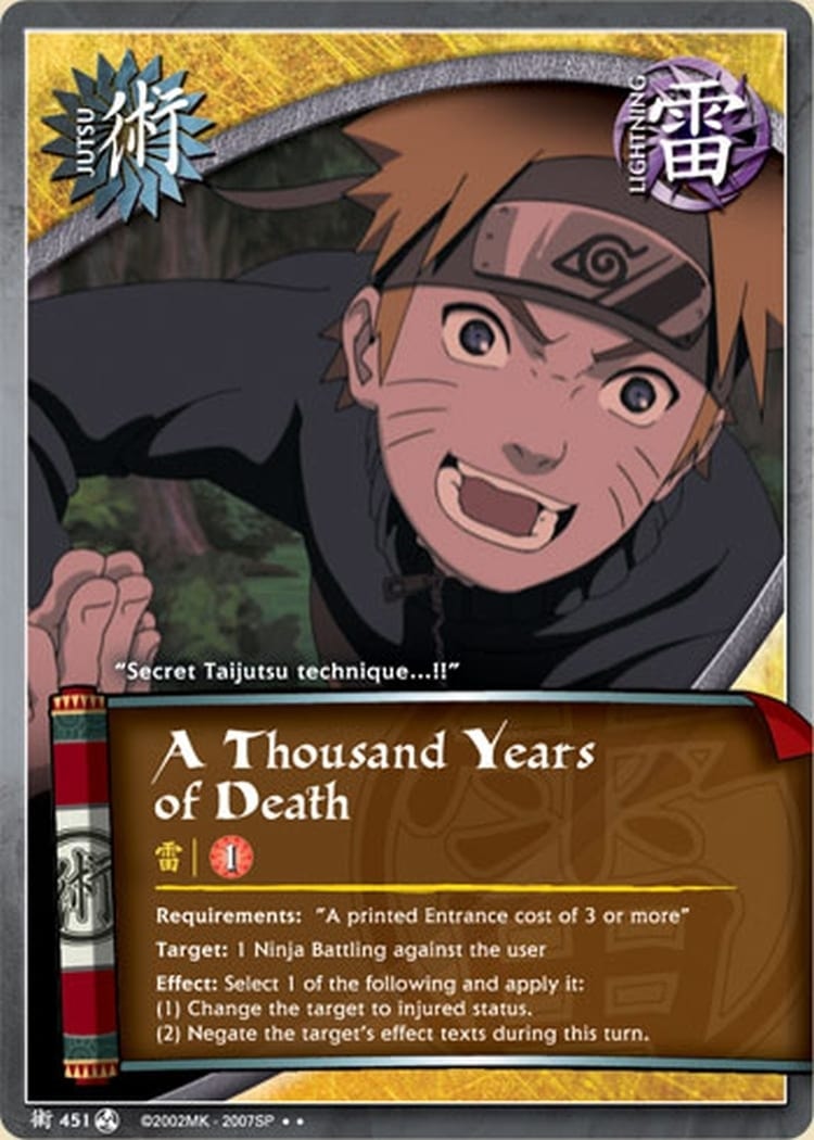 A Thousand Years of Death card artwork