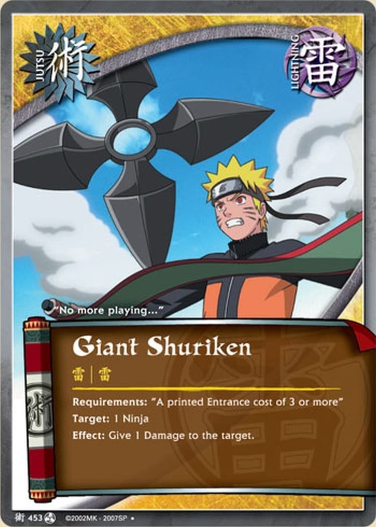 Giant Shuriken card artwork
