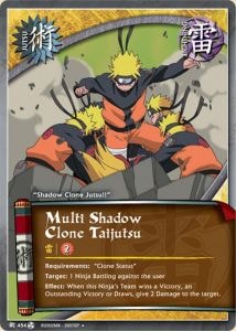 Multi Shadow Clone Taijutsu card artwork