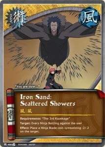 Iron Sand: Scattered Showers card artwork