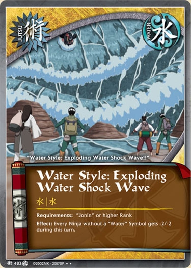 Water Style: Exploding Water Shock Wave card artwork