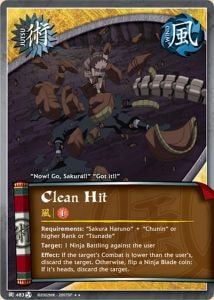 Clean Hit card artwork