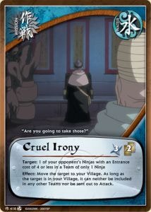 Cruel Irony card artwork
