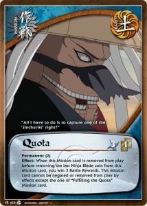Quota card artwork