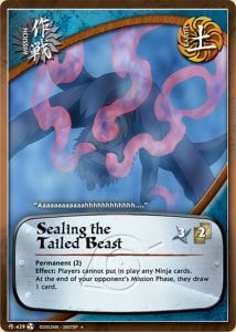 Sealing the Tailed Beast card artwork