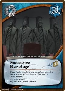 Successive Kazekage card artwork