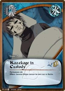 Kazekage in Custody card artwork