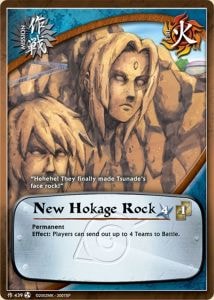 New Hokage Rock card artwork