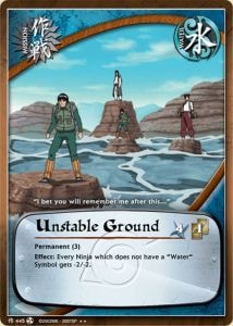 Unstable Ground card artwork
