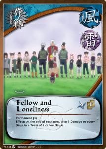 Fellow and Loneliness card artwork