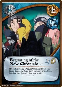 Beginning of the New Chronicle card artwork