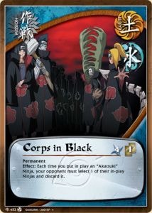 Corps in Black card artwork