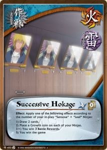 Successive Hokage card artwork