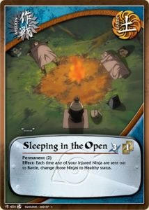 Sleeping in the Open card artwork