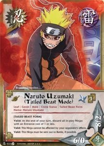 Naruto Uzumaki (Tailed Beast Mode) card artwork