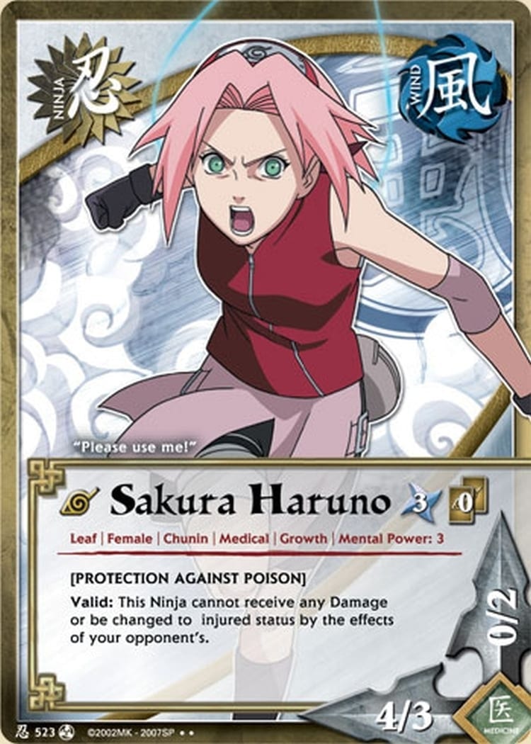 Sakura Haruno card artwork
