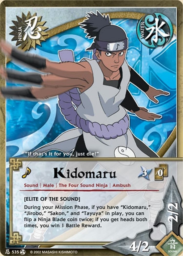 Kidomaru card artwork